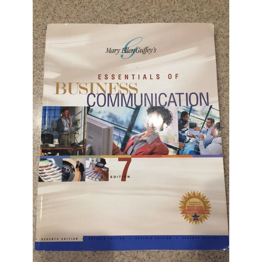 Essentials of Business Communication By Mary Ellen Guffey Very Good Condition
